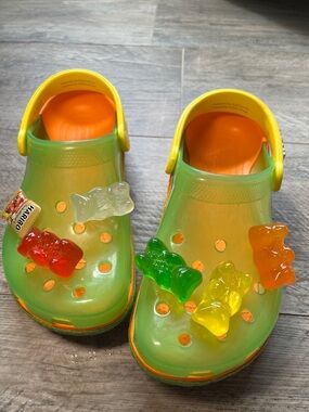 Crocs x Haribo gummy bears GoldenBears shoes W8 M6